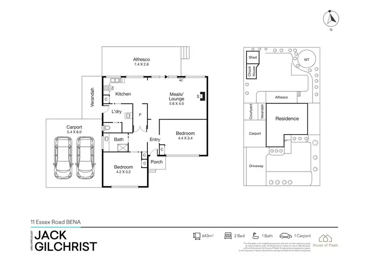 Floorplan of Homely house listing, 11 Essex Road, Bena VIC 3946