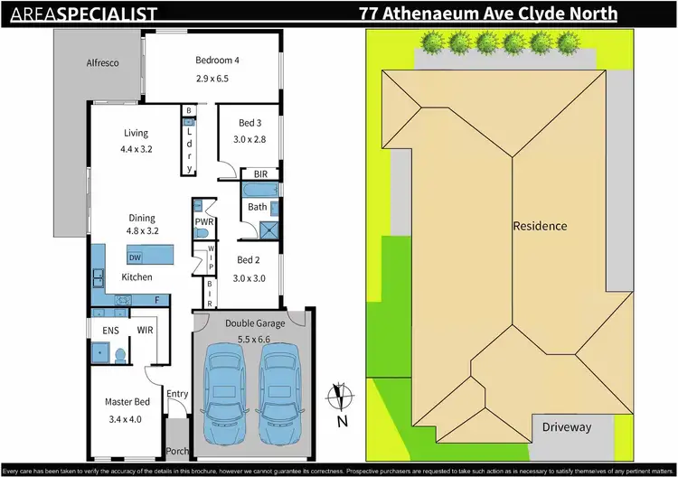 Floorplan of Homely house listing, 77 Athenaeum Avenue, Clyde North VIC 3978