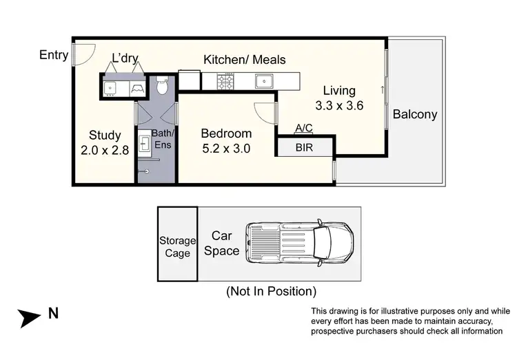 Floorplan of Homely apartment listing, 17/11 Renver Road, Clayton VIC 3168