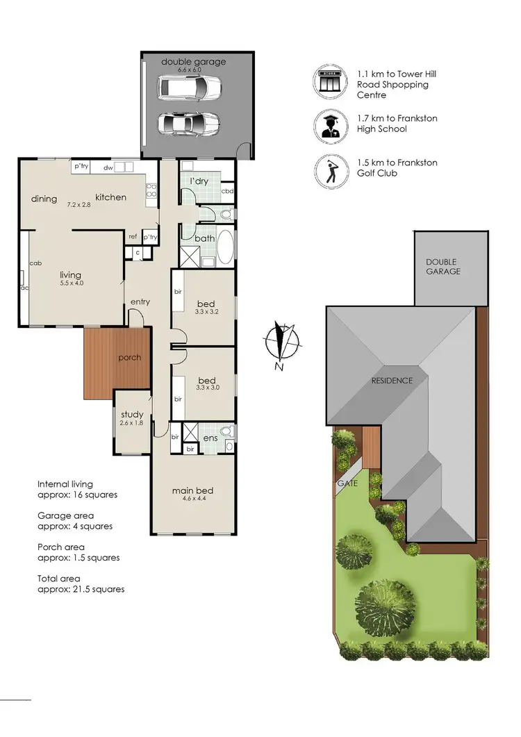Floorplan of Homely house listing, 17 Sanders Road, Frankston South VIC 3199