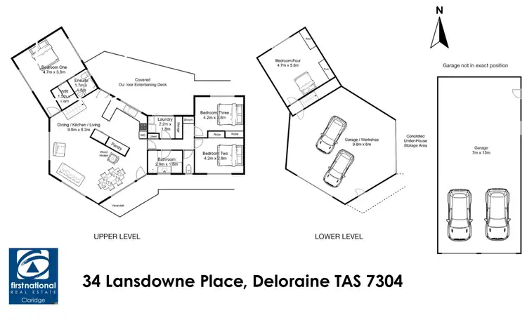 Floorplan of Homely house listing, 34 Lansdowne Place, Deloraine TAS 7304