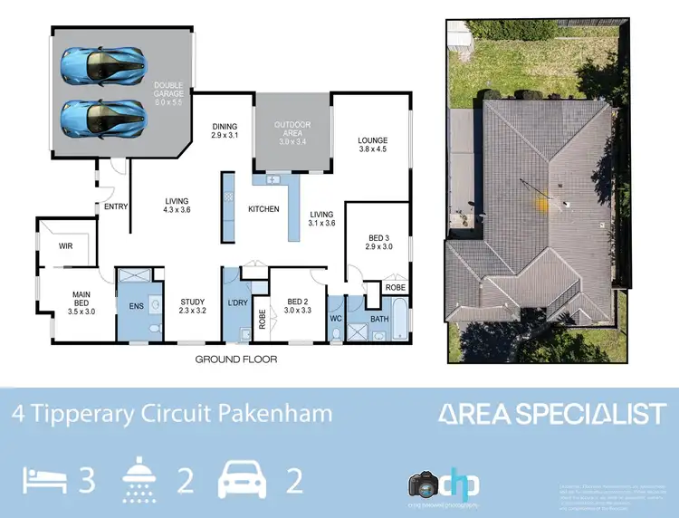 Floorplan of Homely house listing, 4 Tipperary Circuit, Pakenham VIC 3810