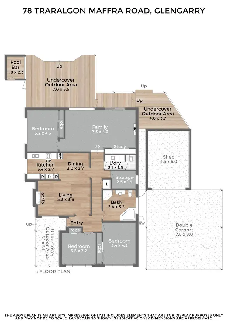 Floorplan of Homely house listing, 78 Traralgon-Maffra Road, Glengarry VIC 3854