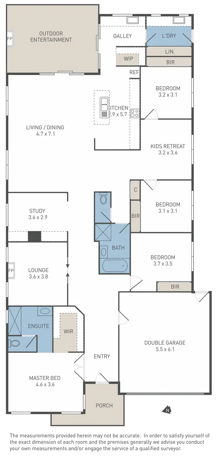Floorplan of Homely house listing, 5 Leila Street, Werribee VIC 3030