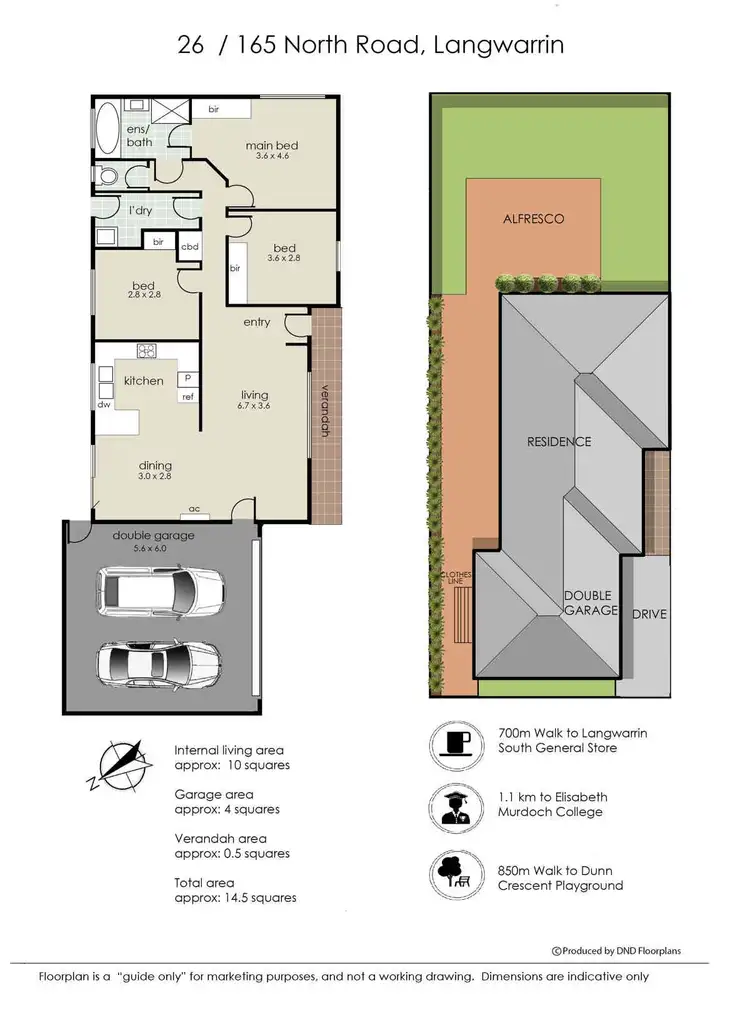 Floorplan of Homely unit listing, 26/165 North Road, Langwarrin VIC 3910