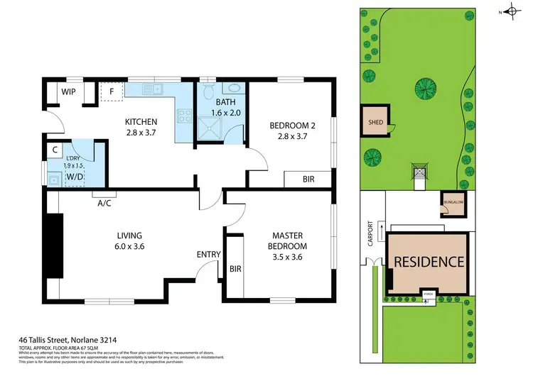 Floorplan of Homely house listing, 46 Tallis Street, Norlane VIC 3214