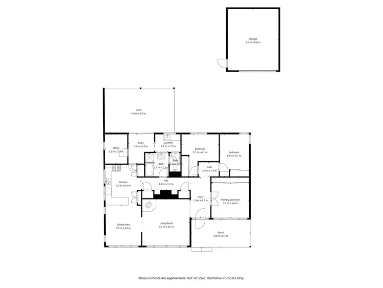 Floorplan of Homely house listing, 11 Sunnyside Avenue, Horsham VIC 3400