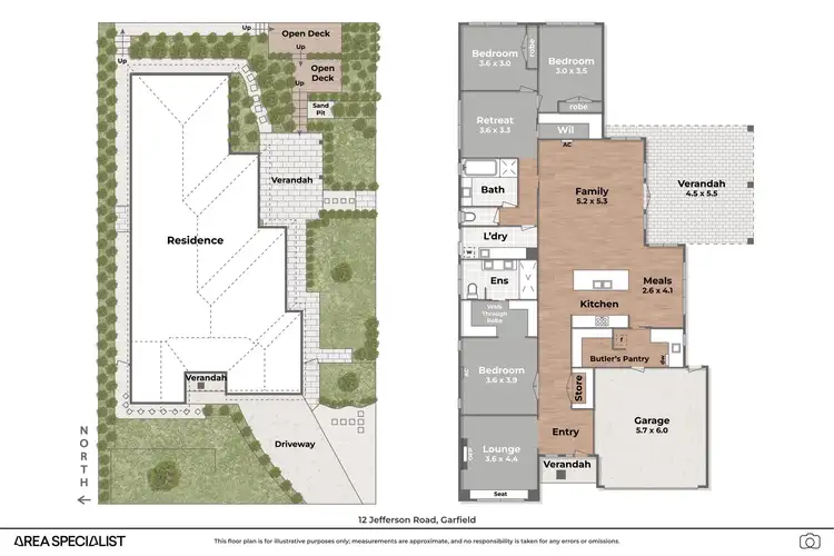 Floorplan of Homely house listing, 12 Jefferson Road, Garfield VIC 3814