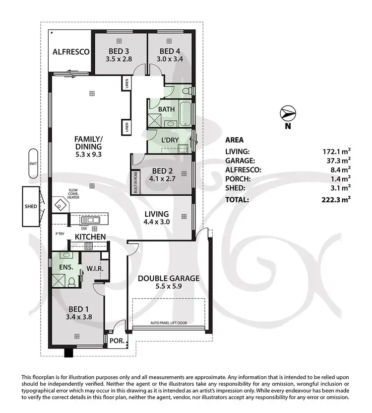 Floorplan of Homely house listing, 23 Diamond Drive, Mount Barker SA 5251