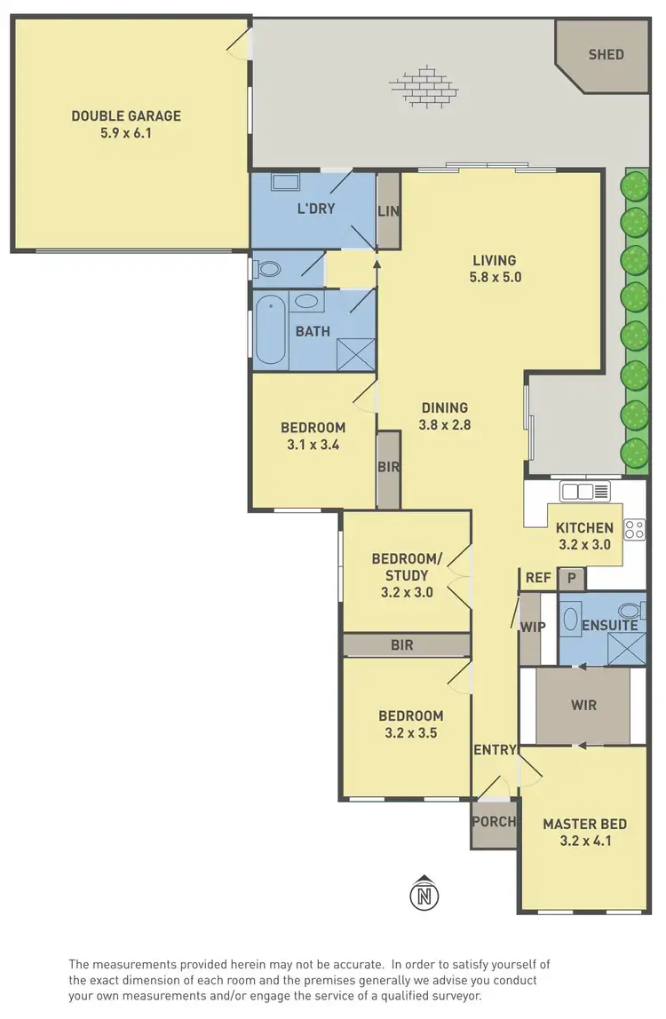 Floorplan of Homely unit listing, 2/54 Lomandra Bowl, Harkness VIC 3337