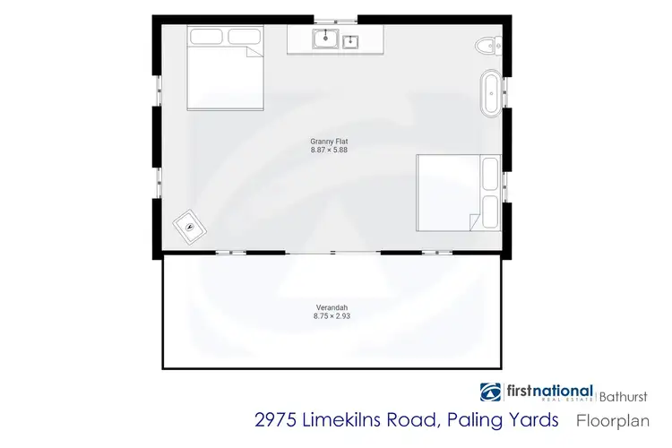 Floorplan of Homely rural property listing, 2975 Limekilns Road, Paling Yards NSW 2795