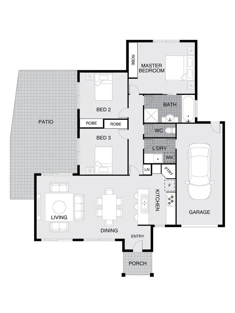 Floorplan of Homely house listing, 6 Sax Place, Macgregor ACT 2615