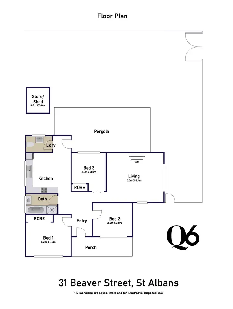 Floorplan of Homely house listing, 31 Beaver Street, St Albans VIC 3021