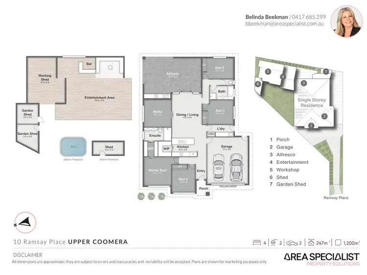 Floorplan of Homely house listing, 10 Ramsay Place, Upper Coomera QLD 4209
