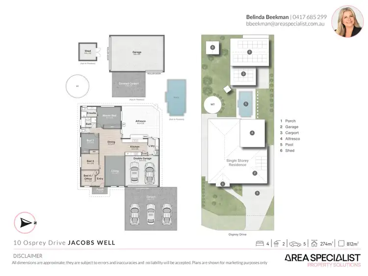 Floorplan of Homely house listing, 10 Osprey Drive, Jacobs Well QLD 4208