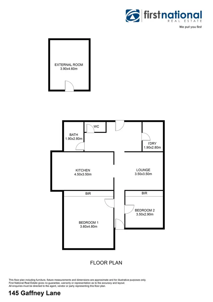 Floorplan of Homely house listing, 145 Gaffney Lane, Broken Hill NSW 2880