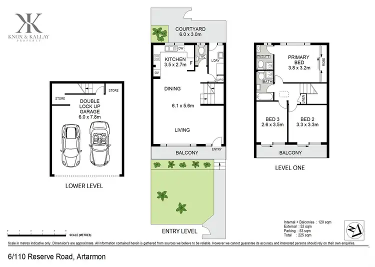 Floorplan of Homely townhouse listing, 6/110 Reserve Road, Artarmon NSW 2064