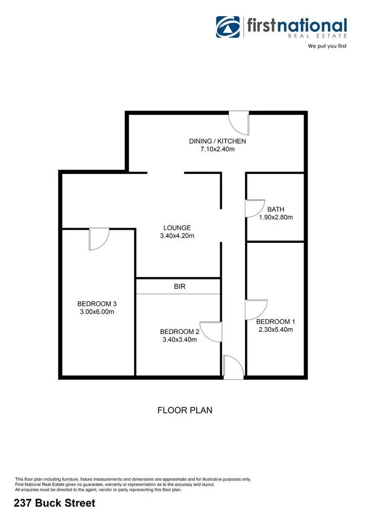 Floorplan of Homely house listing, 237 Buck Street, Broken Hill NSW 2880