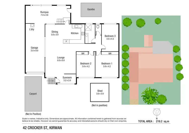 Floorplan of Homely house listing, 42 Crocker Street, Kirwan QLD 4817