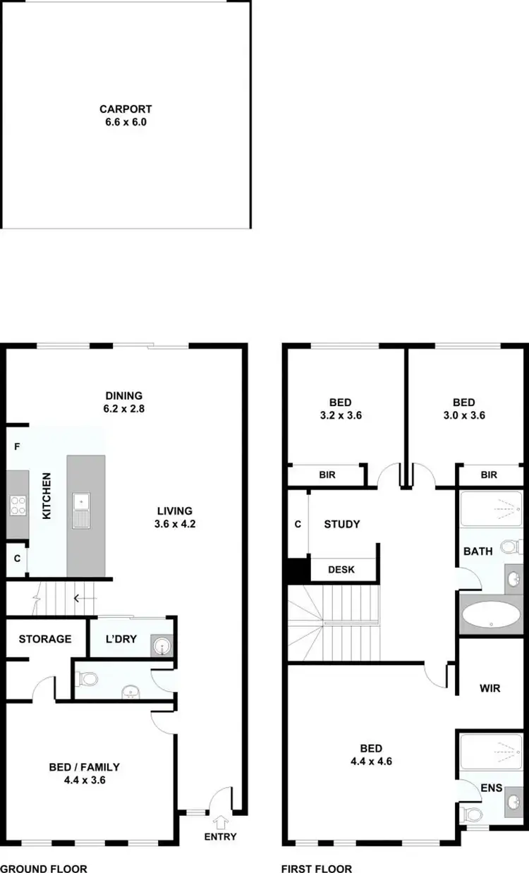 Floorplan of Homely townhouse listing, 4 Fragrance Terrace, Manor Lakes VIC 3024