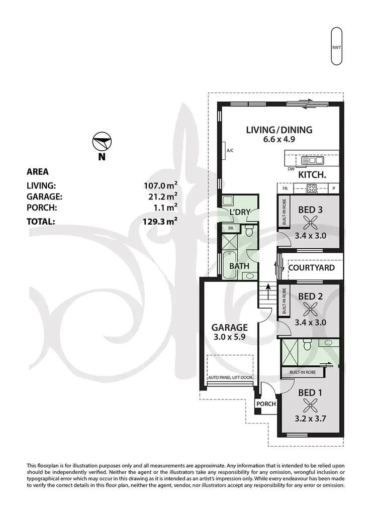 Floorplan of Homely house listing, 20 Salcombe Way, Mount Barker SA 5251