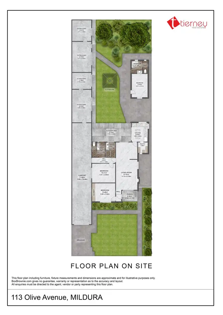 Floorplan of Homely house listing, 113 Olive Avenue, Mildura VIC 3500