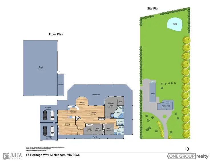 Floorplan of Homely house listing, 45 Heritage Way, Mickleham VIC 3064
