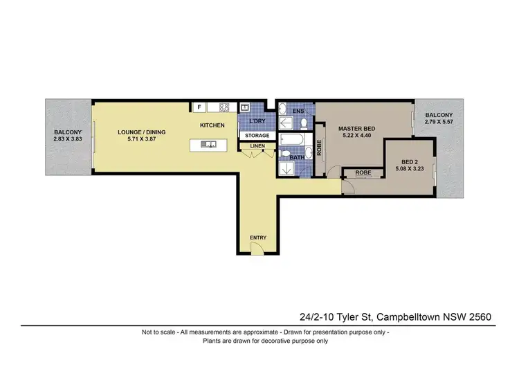 Floorplan of Homely apartment listing, 24/2-10 Tyler Street, Campbelltown NSW 2560