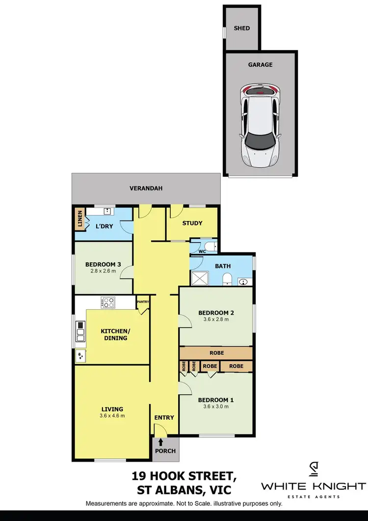 Floorplan of Homely house listing, 19 Hook Street, St Albans VIC 3021