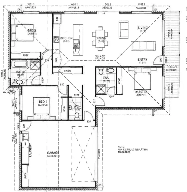 Floorplan of Homely unit listing, 2/16 West Barrack Street, Deloraine TAS 7304