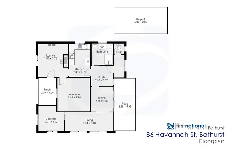 Floorplan of Homely house listing, 86 Havannah Street, Bathurst NSW 2795