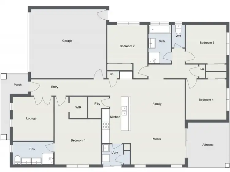 Floorplan of Homely house listing, 73 Domain Drive, Beveridge VIC 3753