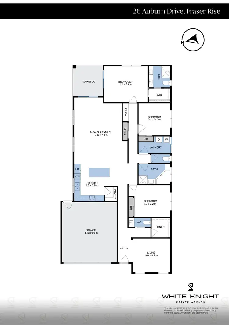 Floorplan of Homely house listing, 26 Auburn Drive, Fraser Rise VIC 3336