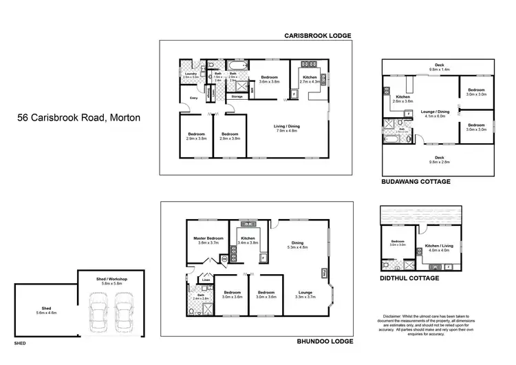 Floorplan of Homely rural property listing, 56 Carisbrook Road, Morton NSW 2538