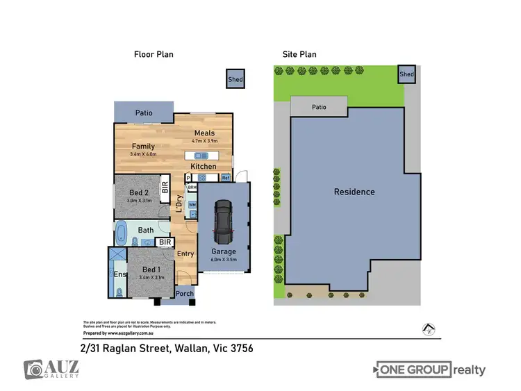 Floorplan of Homely unit listing, 2/31 RAGLAN STREET, Wallan VIC 3756