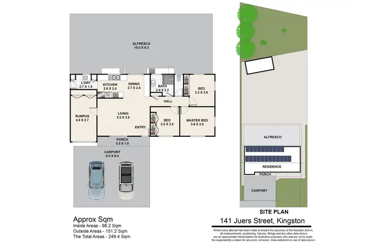 Floorplan of Homely house listing, 141 JUERS STREET, Kingston QLD 4114