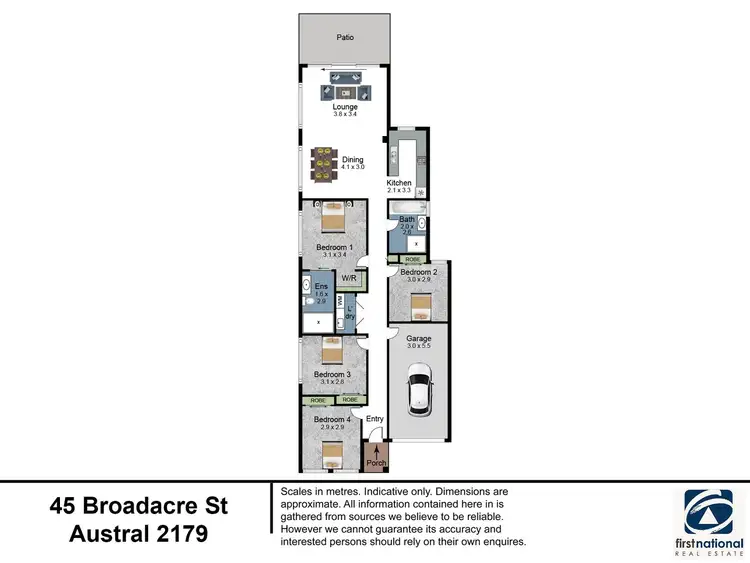 Floorplan of Homely house listing, 45 Broadacre Street, Austral NSW 2179