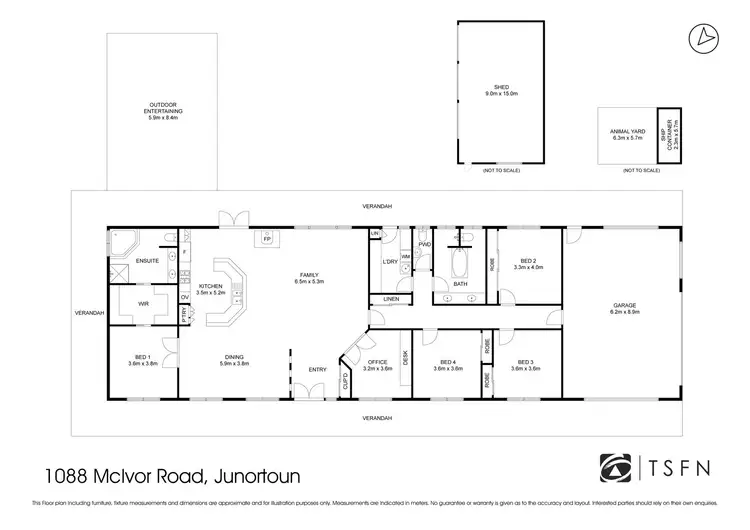 Floorplan of Homely house listing, 1088 McIvor Highway, Junortoun VIC 3551