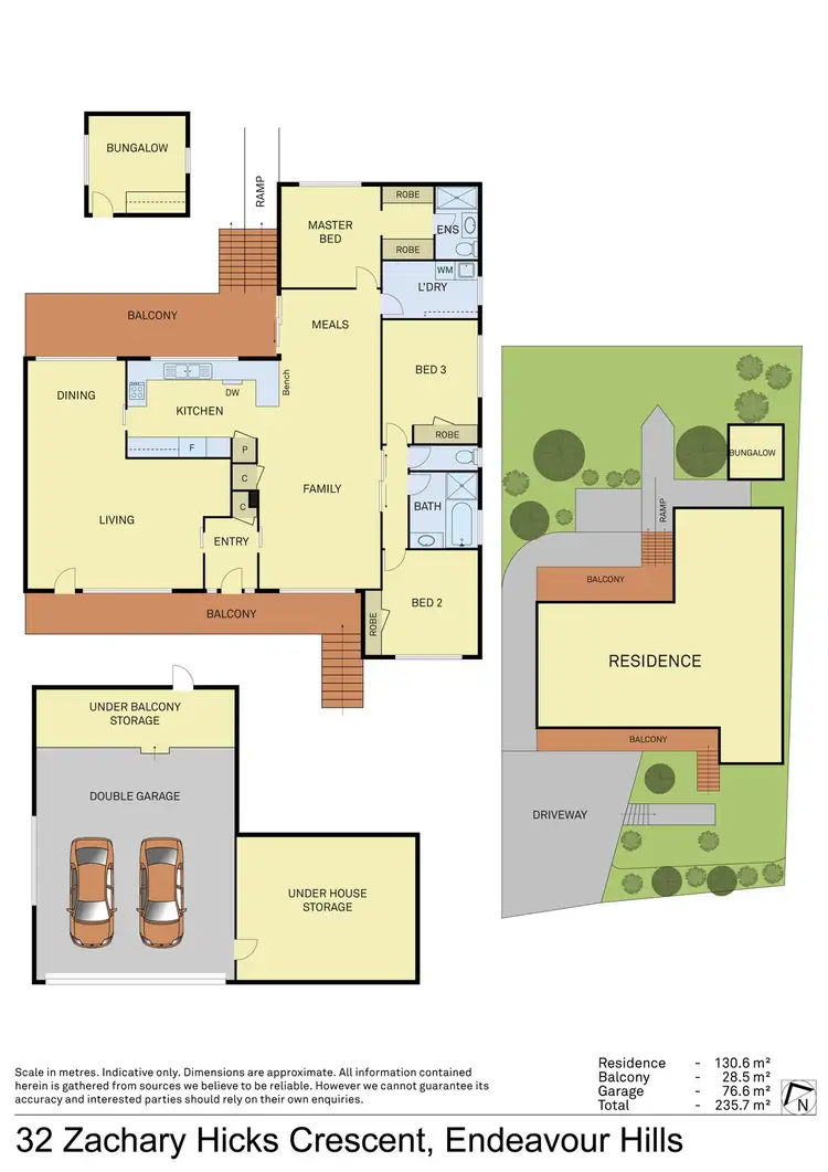 Floorplan of Homely house listing, 32 Zachary Hicks Crescent, Endeavour Hills VIC 3802