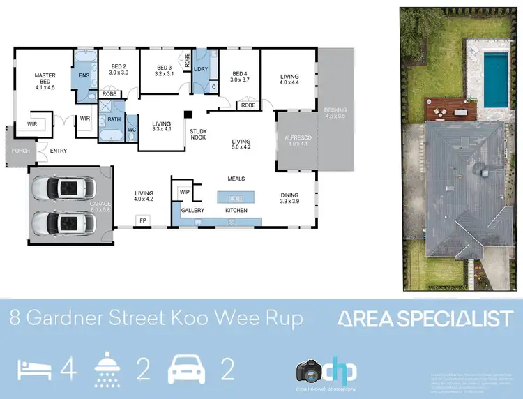 Floorplan of Homely house listing, 8 Gardner Street, Koo Wee Rup VIC 3981