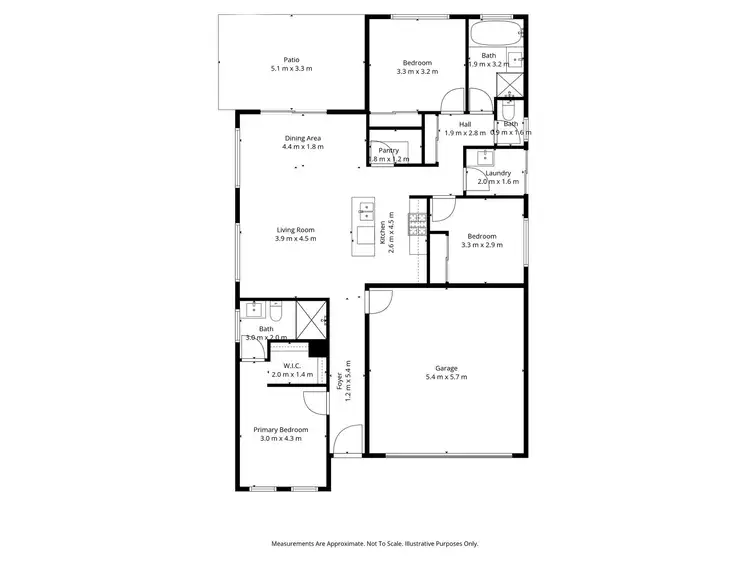 Floorplan of Homely house listing, 35 Mclean Drive, Horsham VIC 3400
