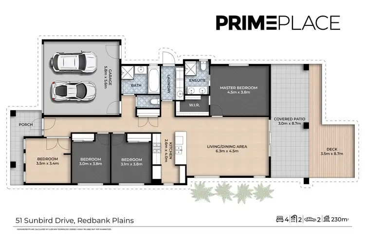 Floorplan of Homely house listing, 51 SUNBIRD DRIVE, Redbank Plains QLD 4301
