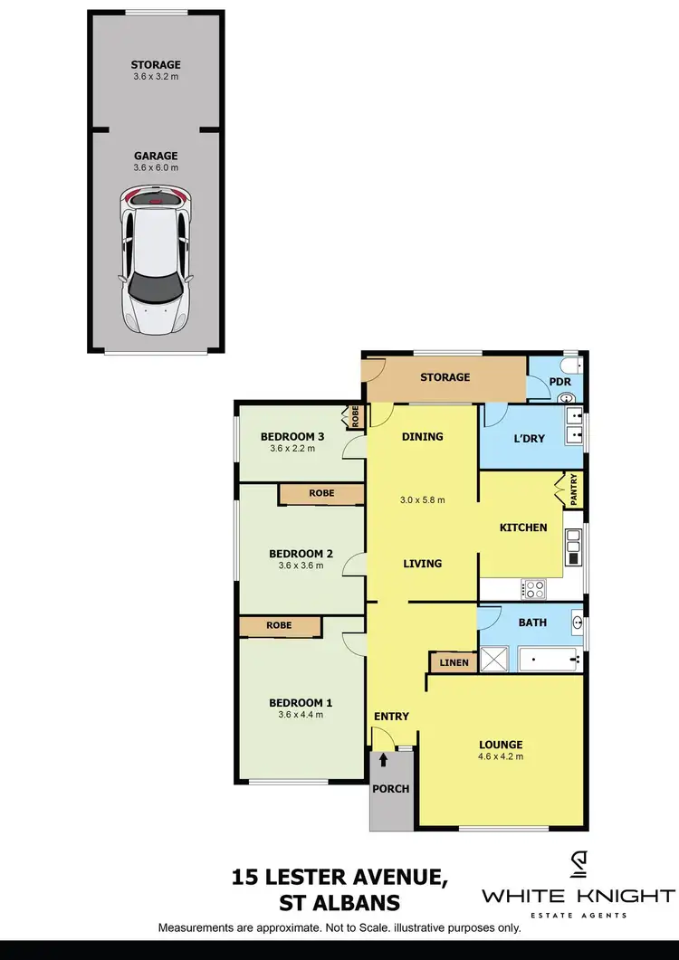 Floorplan of Homely house listing, 15 Lester Avenue, St Albans VIC 3021
