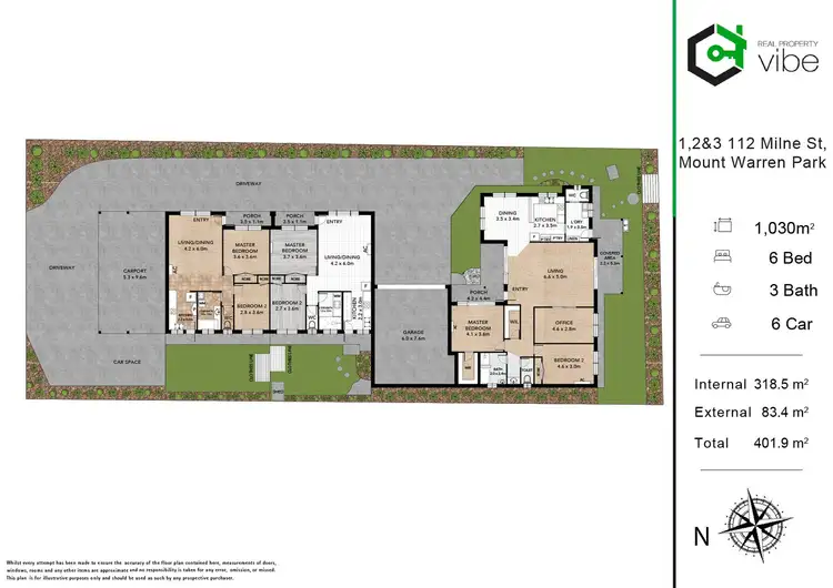 Floorplan of Homely block of units listing, 112 Milne Street, Beenleigh QLD 4207