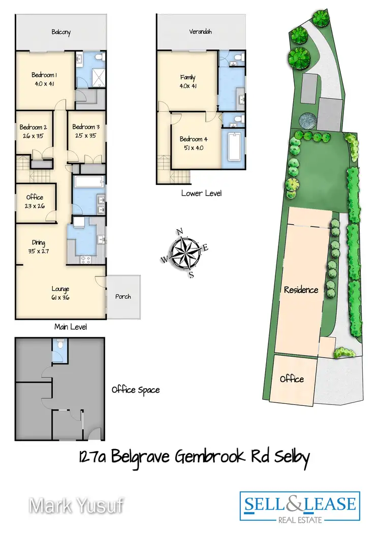 Floorplan of Homely house listing, 127 Belgrave-Gembrook Road, Selby VIC 3159