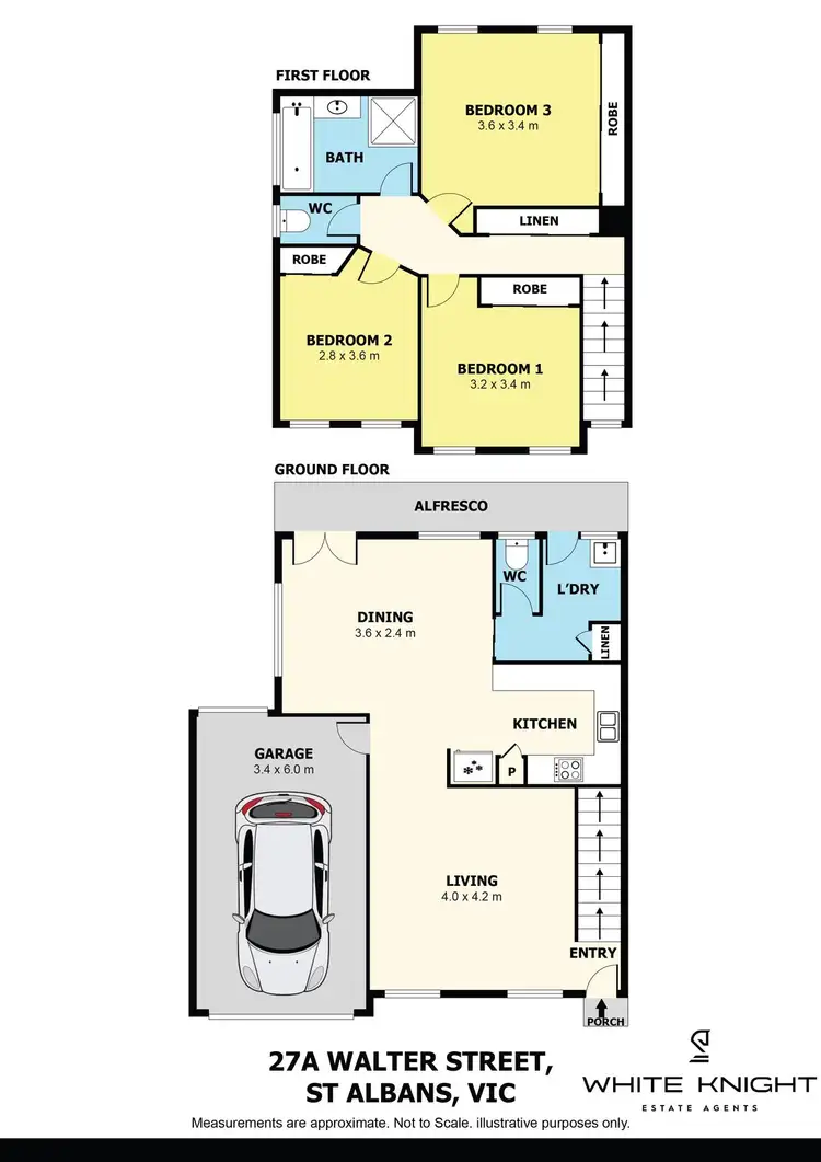 Floorplan of Homely townhouse listing, 27A Walter Street, St Albans VIC 3021