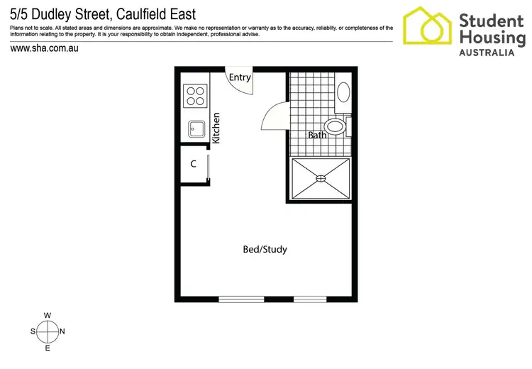 Floorplan of Homely unit listing, 5/5 Dudley Street, Caulfield East VIC 3145