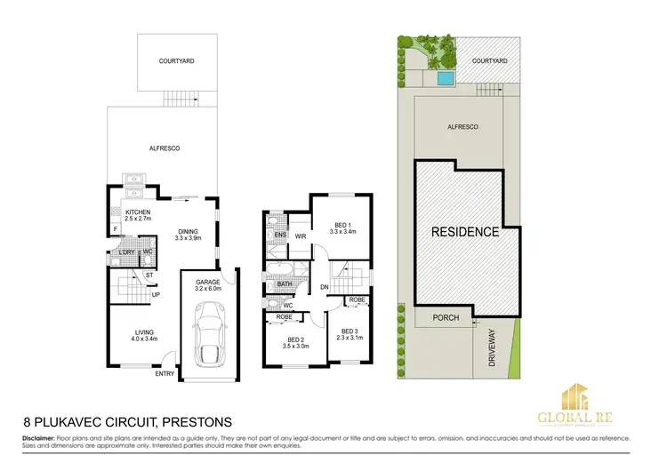 Floorplan of Homely house listing, 8 Plukavec Circuit, Prestons NSW 2170
