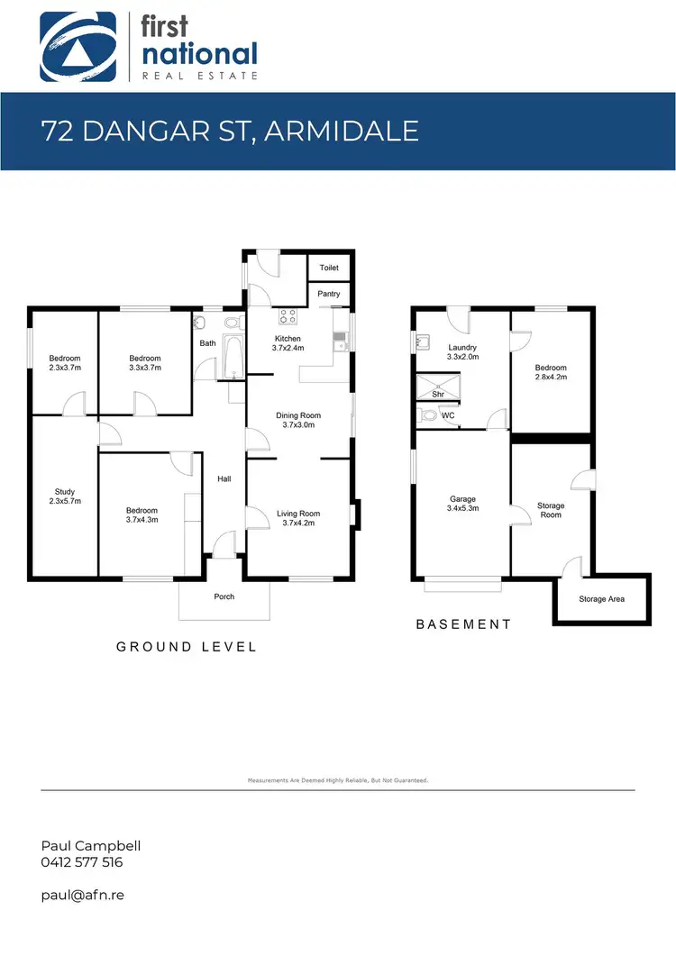 Floorplan of Homely house listing, 72 Dangar Street, Armidale NSW 2350