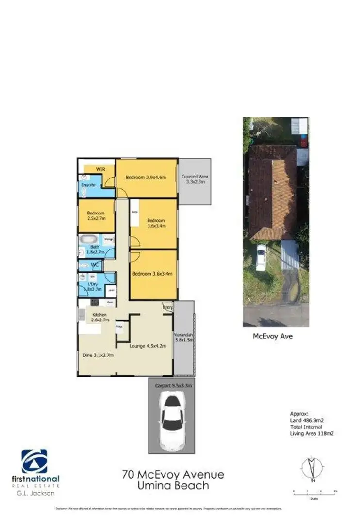 Floorplan of Homely house listing, 70 McEvoy Avenue, Umina Beach NSW 2257
